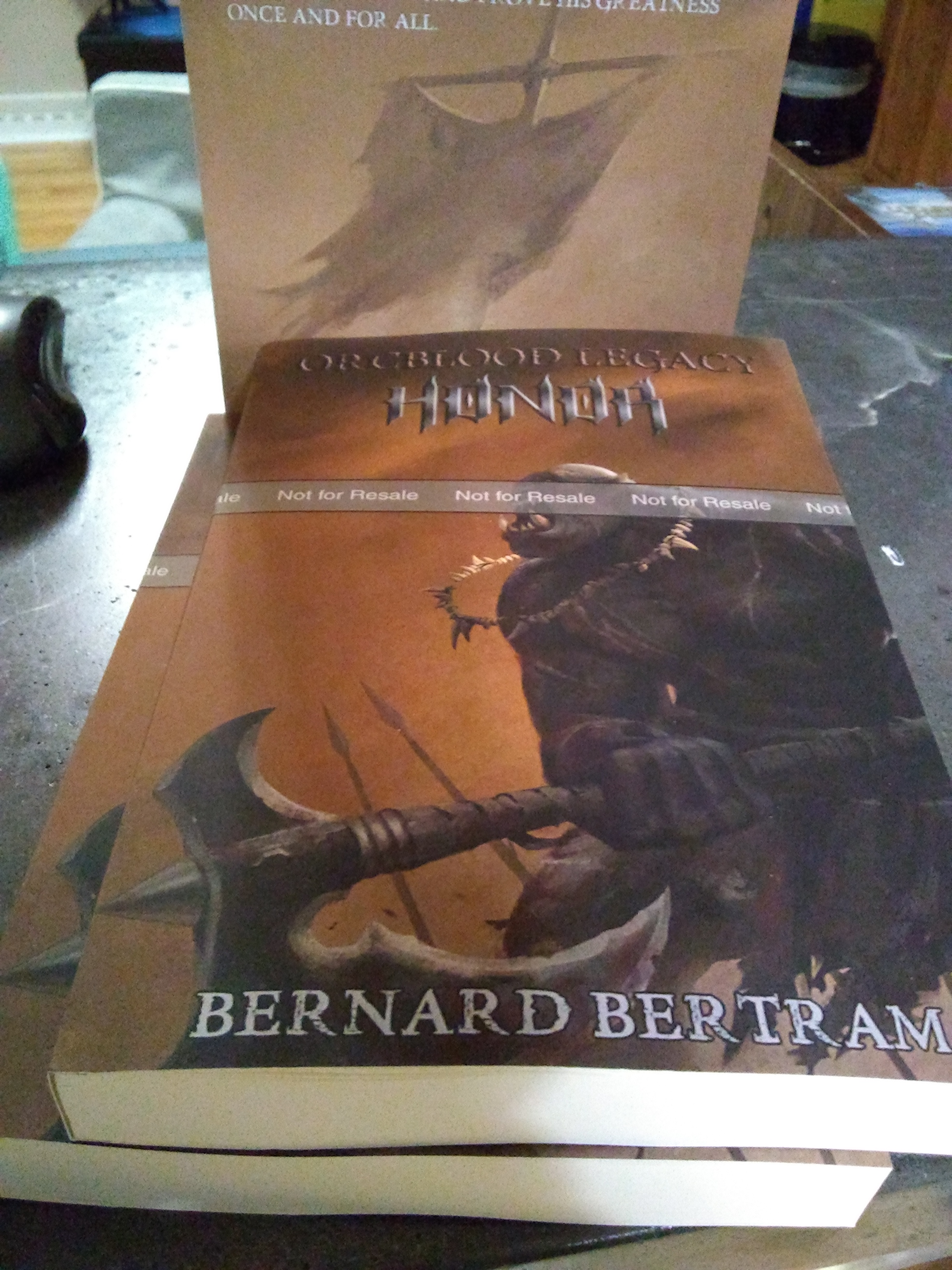 Orcblood Legacy Paperback Proof